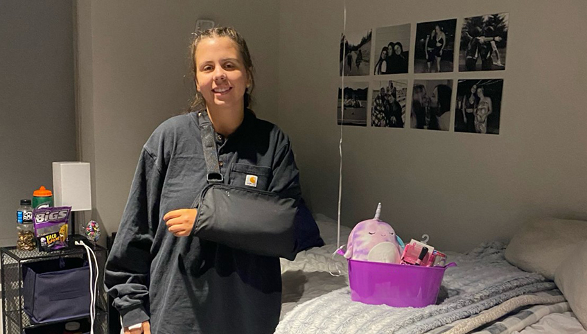 McKenna Lester recovering from injury