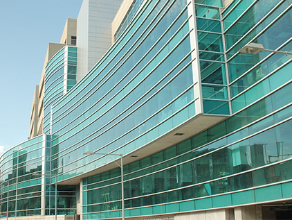Exterior view of the Heart Center.