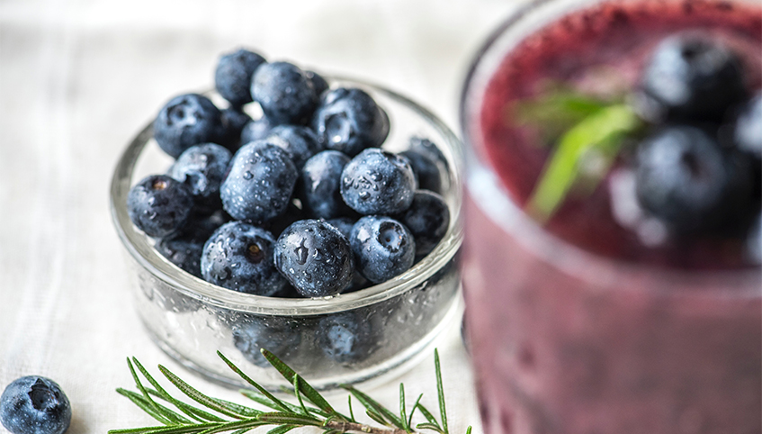 Blueberry smoothie