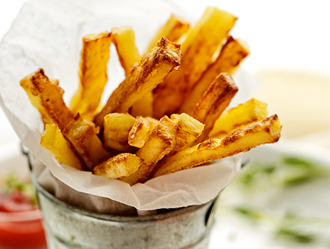 Baked fries.