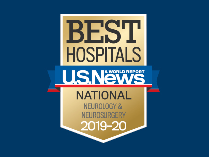 2019-20 US News and World Report Neurology Badge