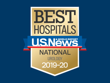 2019-20 US News and World Report Urology Badge