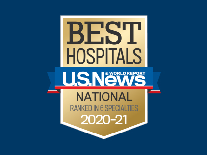 Six specialties 2020 U.S. News badge.