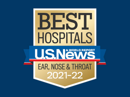 2021-2022 U.S. News ENT badge