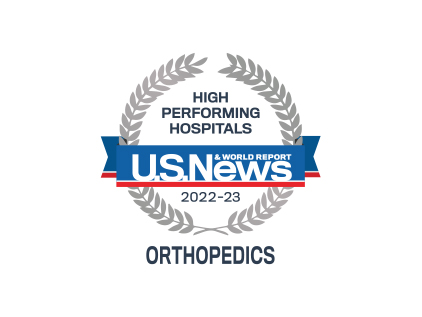 U.S. News and World Report High Performing Hospital - Orthopedics