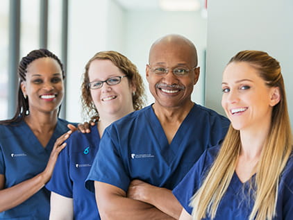 Smiling nurses