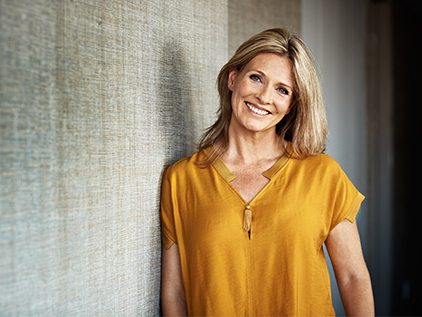 Smiling woman