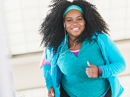 Woman running