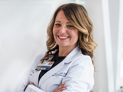 Living donor coordinator Samantha Brenner.