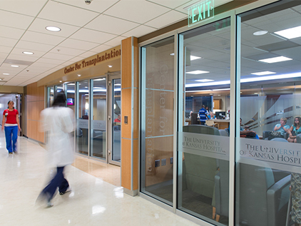 Center for Transplantation at the main hospital.