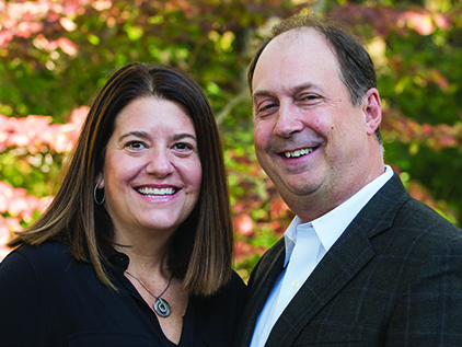 Alice Park Stamm and her husband, Mark.