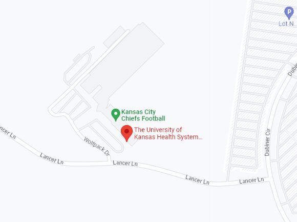 Map of Sports Medicine and Performance Center at Arrowhead