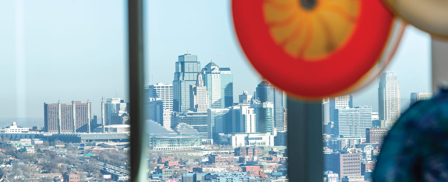 Kansas City skyline from Cambridge Tower A