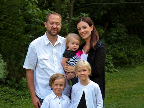 Patrice Stech and family