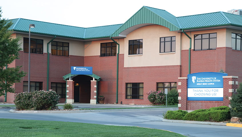 Great Bend Children's Clinic side entrance