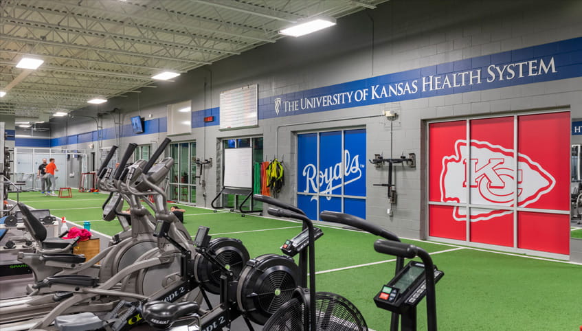 Indoor shot of Performance center
