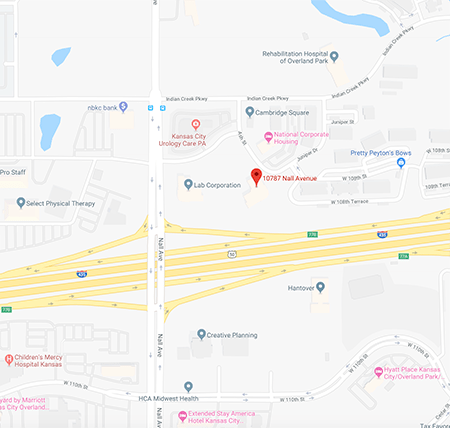 10787 Nall Avenue Map