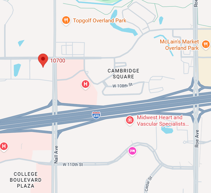map to Indian Creek Medical Pavilion