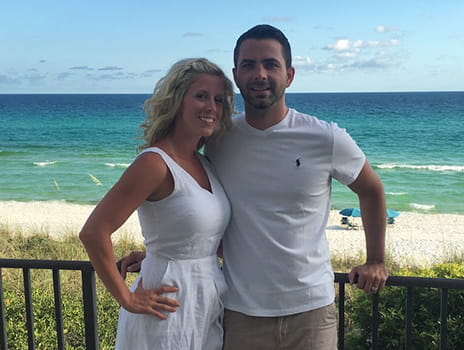 Reproduction medicine patients Kayla and Ian Baanders.