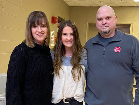 Greg Batson with his family