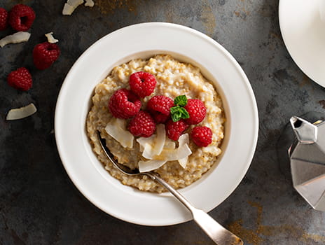 Bowl of steel cut oats