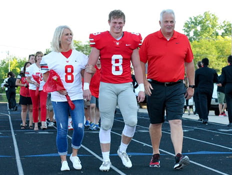 Sports medicine patient Ben Coates.