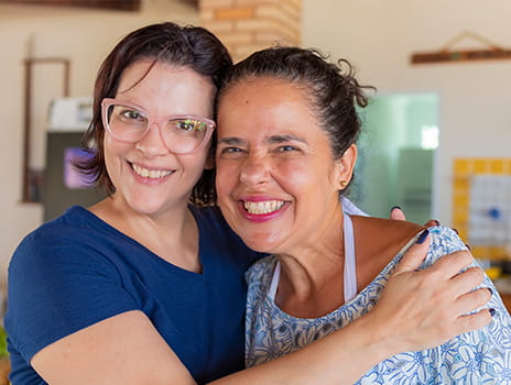 Smiling women