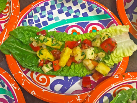 Pineapple Rainbow Salsa