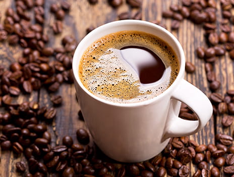Cup of coffee.