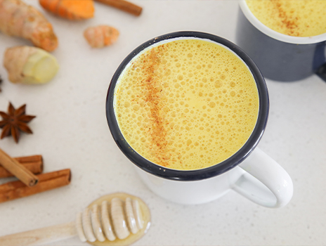 Turmeric Colada Latte
