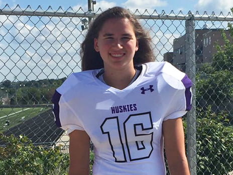 Sports medicine patient Sophie Shaw.