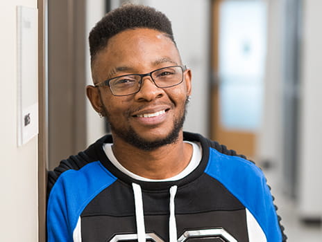 Transgender medicine patient Terrell Smith.