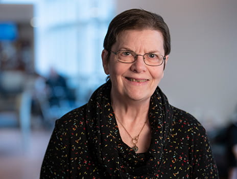 Neurology patient Kathleen Thomas.