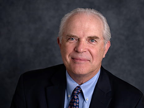 Scott Glasrud, winner of the Legacy Award at the 2023 Hall of Fame Awards at The University of Kansas Health System
