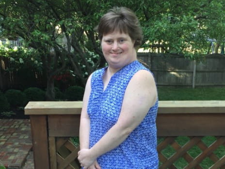 Cataract surgery patient Susan Webb.