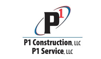 P1 Construction, LLC and P1 Service, LLC logo