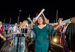 Smiling people at Treads and Threads