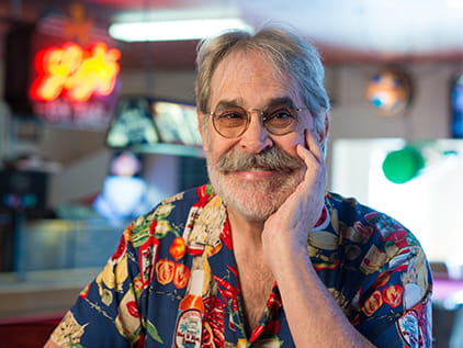 Epilepsy patient Rick Younger.