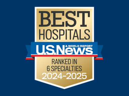 US News and World Report Badge - 6 Specialties