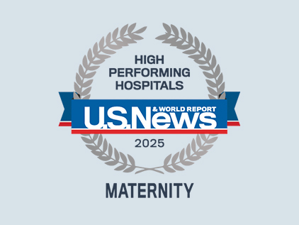 U.S. News & World Report 2025 - High Performing Hospitals - Maternity